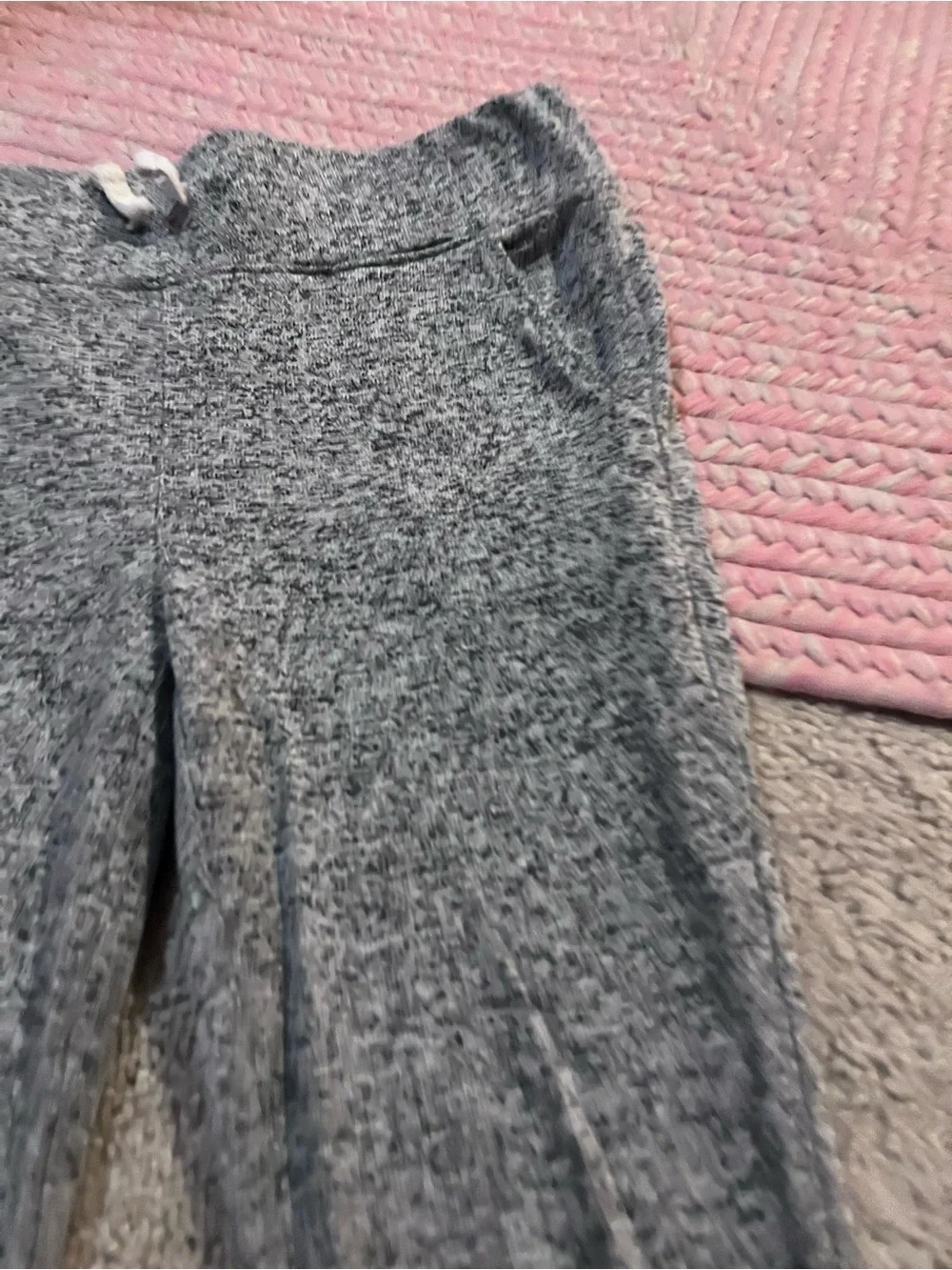 Cozy Heather Gray Lounge Pants